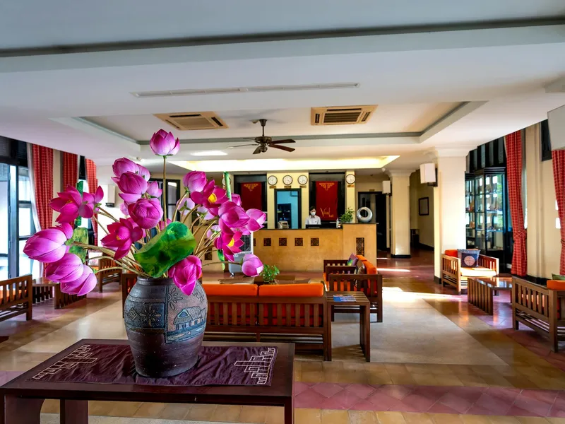 Quầy lễ tân của spa