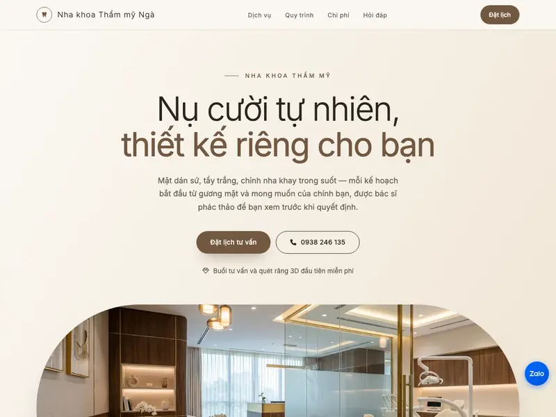 Ảnh chụp mẫu Nha khoa Thẩm mỹ