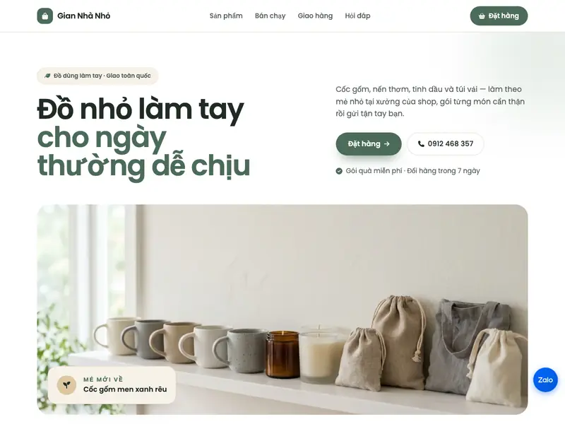 Ảnh chụp mẫu Shop Bán hàng